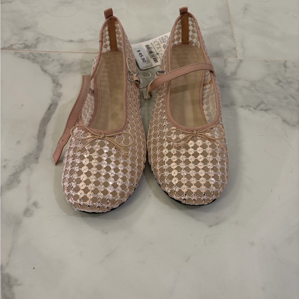 Elegant girls Zara Lace Ballet Flats